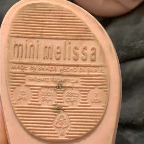 Used mini melissa’s size 7 - Picture 7 of 8